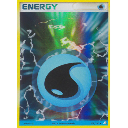 Water Energy (Reverse Holo)