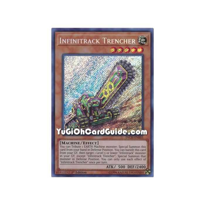Infinitrack Trencher (Secret Rare) – Infinity Chaser | Carta YUGIOH en México