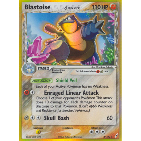 Blastoise δ (Reverse Holo)