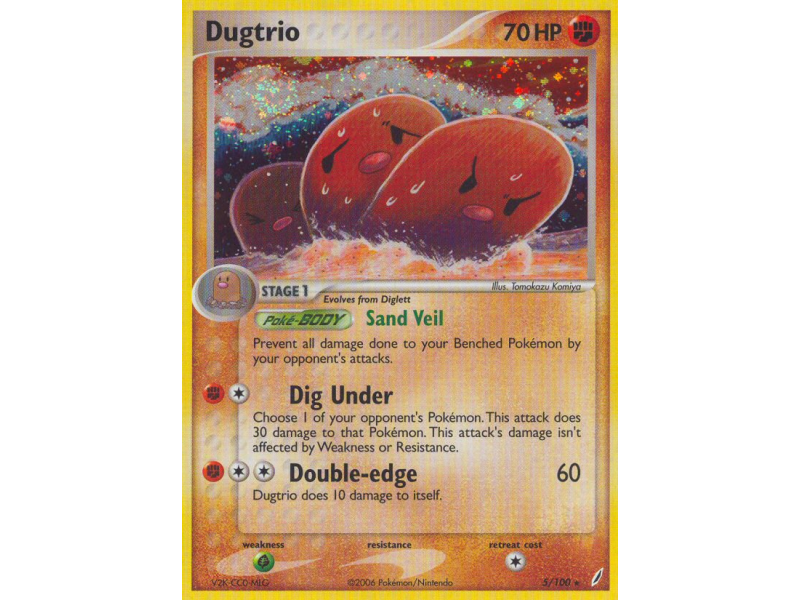 Dugtrio (Reverse Holo)