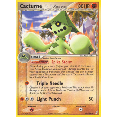 Cacturne δ (Reverse Holo)