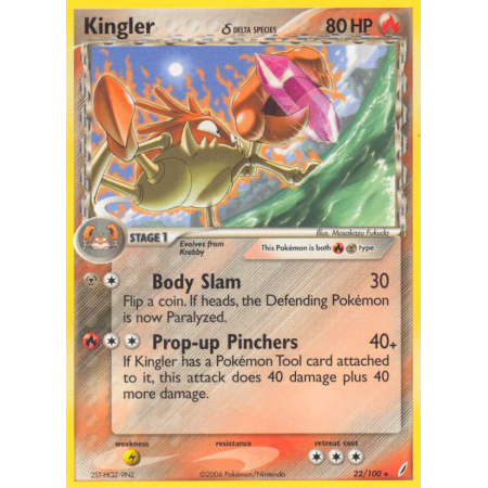 Kingler δ (Reverse Holo)
