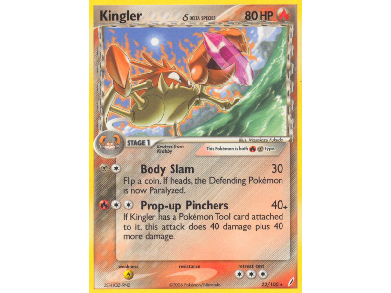Kingler δ (Reverse Holo)