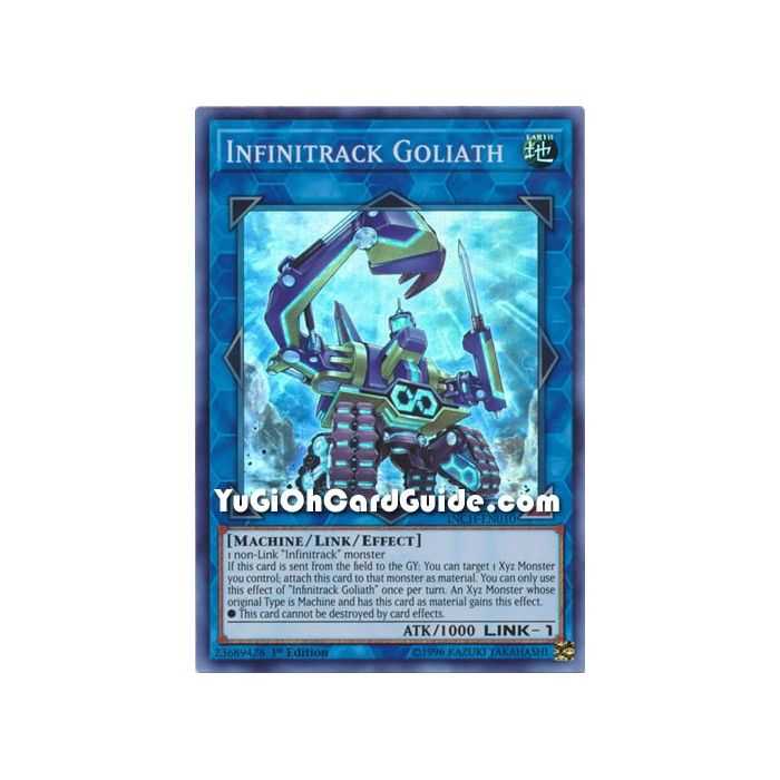 Infinitrack Goliath (Super Rare) – Infinity Chaser | Carta YUGIOH en México