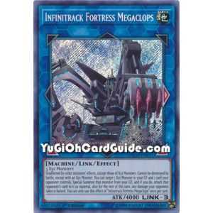 Infinitrack Fortress Megaclops (Secret Rare) – Infinity Chaser | Carta YUGIOH en México