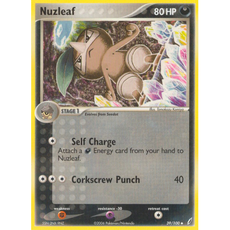 Nuzleaf (Reverse Holo)