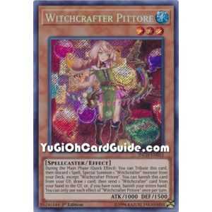 Witchcrafter Pittore (Secret Rare) – Infinity Chaser | Carta YUGIOH en México