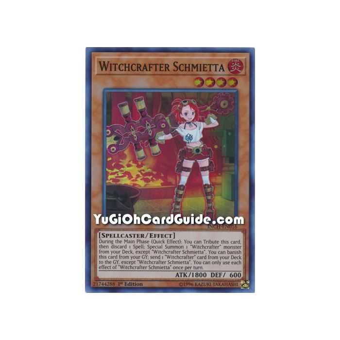 Witchcrafter Schmietta (Super Rare) – Infinity Chaser | Carta YUGIOH en México