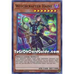 Witchcrafter Haine (Super Rare) – Infinity Chaser | Carta YUGIOH en México