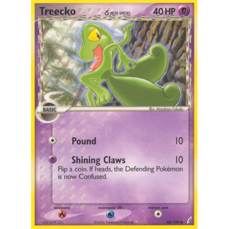 Treecko δ (Reverse Holo)