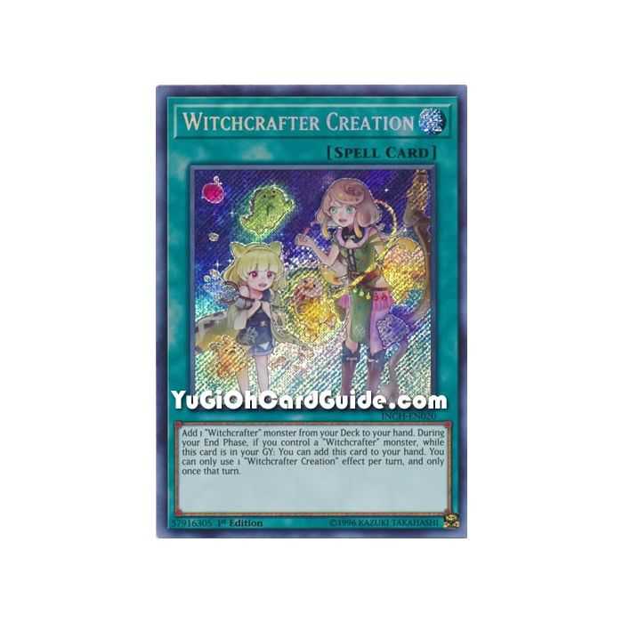 Witchcrafter Creation (Secret Rare) – Infinity Chaser | Carta YUGIOH en México