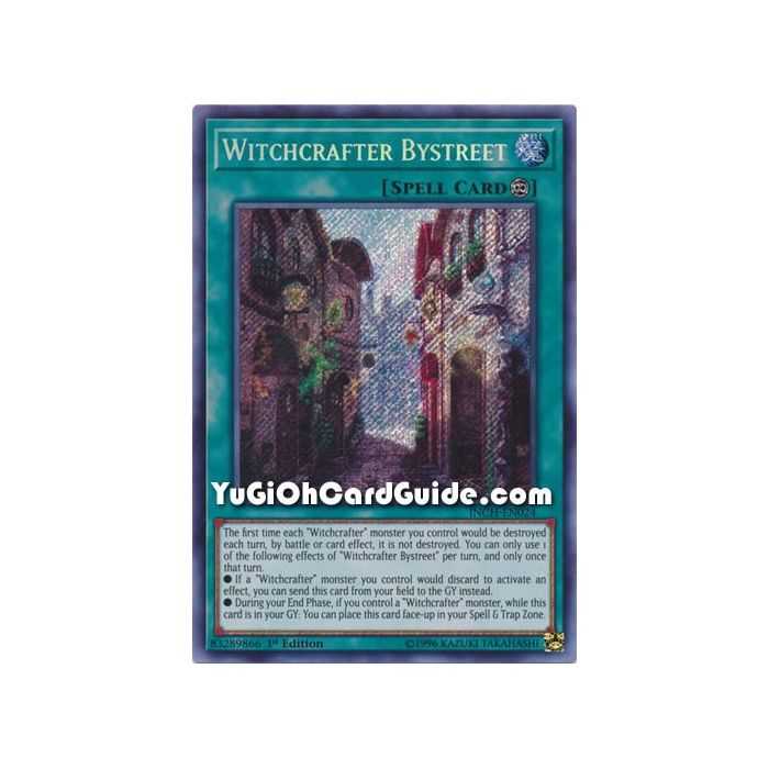 Witchcrafter Bystreet (Secret Rare) – Infinity Chaser | Carta YUGIOH en México