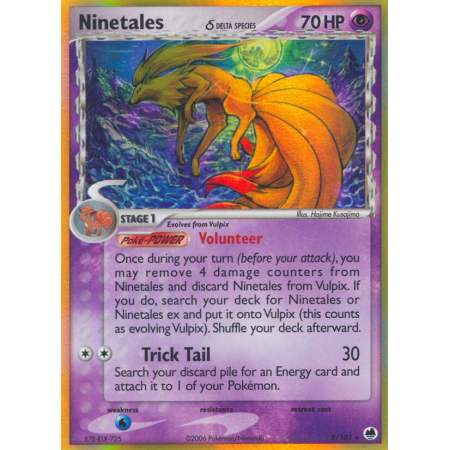 Ninetales δ (Reverse Holo)