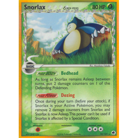 Snorlax δ (Reverse Holo)