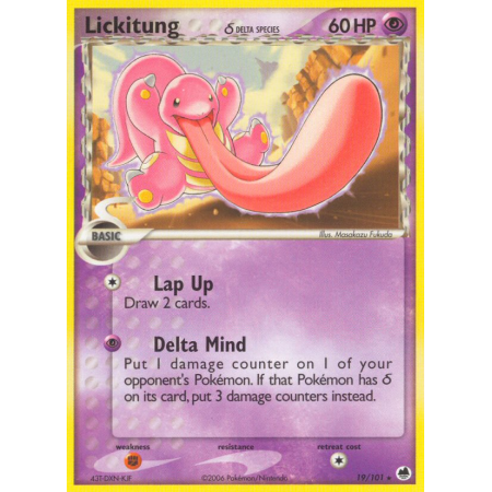Lickitung δ (Reverse Holo)