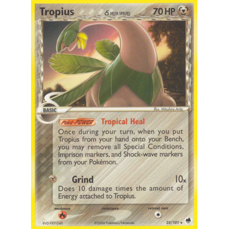 Tropius δ (Reverse Holo)