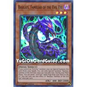 Basilius, Familiar  of the Evil Eye (Super Rare) – Infinity Chaser | Carta YUGIOH en México
