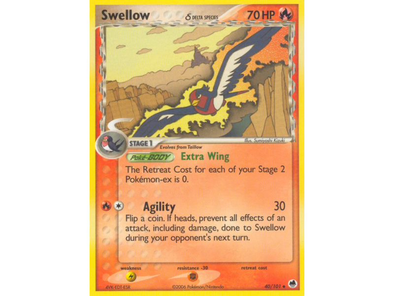 Swellow δ (Reverse Holo)