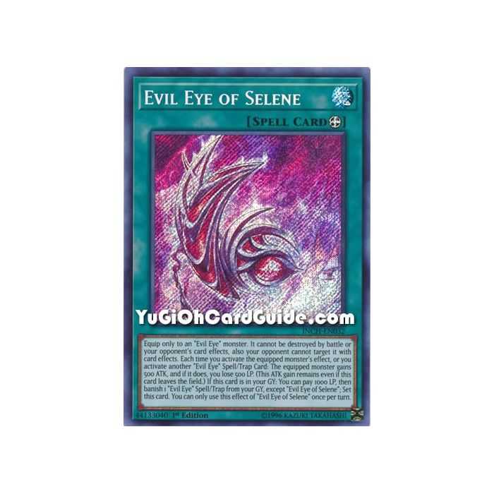 Evil Eye of Selene (Secret Rare) – Infinity Chaser | Carta YUGIOH en México