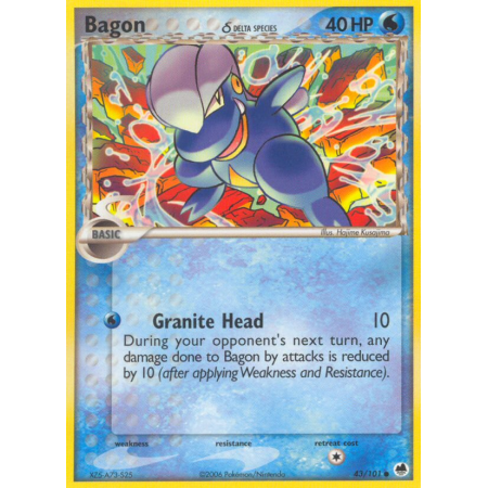Bagon δ (Reverse Holo)