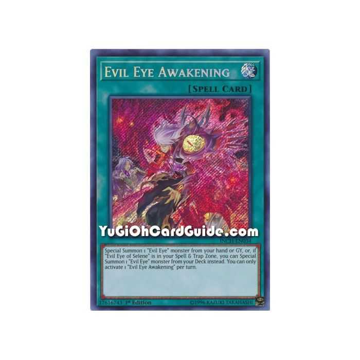 Evil Eye Awakening (Secret Rare) – Infinity Chaser | Carta YUGIOH en México