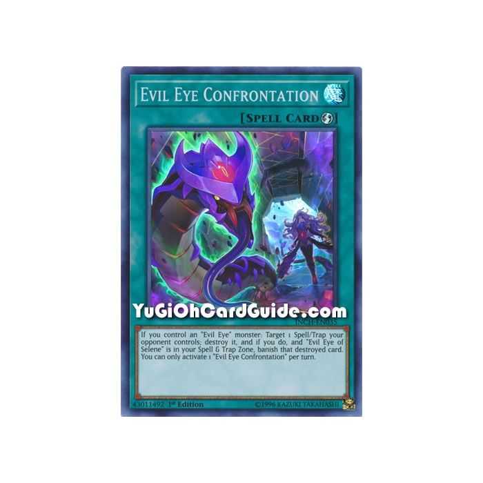 Evil Eye Confrontation (Super Rare) – Infinity Chaser | Carta YUGIOH en México