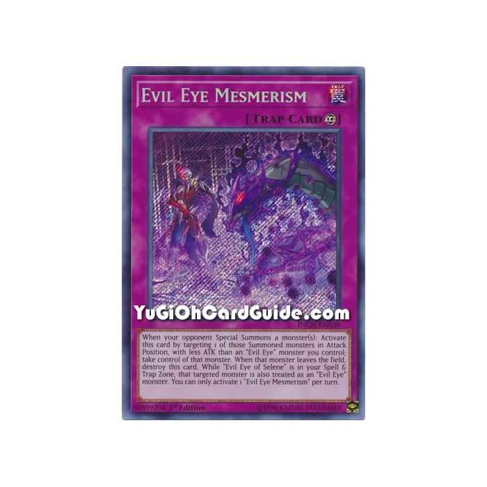 Evil Eye Mesmerism (Secret Rare) – Infinity Chaser | Carta YUGIOH en México