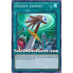 Hidden Armory (Super Rare) – Infinity Chaser | Carta YUGIOH en México