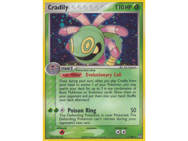 Cradily (Reverse Holo)