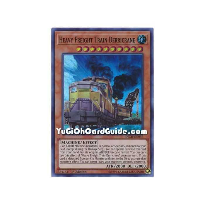Heavy Freight Train Derricrane (Super Rare) – Infinity Chaser | Carta YUGIOH en México
