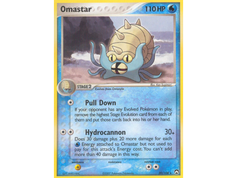 Omastar (Reverse Holo)
