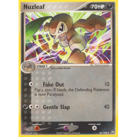 Nuzleaf (Reverse Holo)
