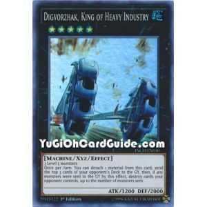 Digvorzhak, King of Heavy Industry (Super Rare) – Infinity Chaser | Carta YUGIOH en México