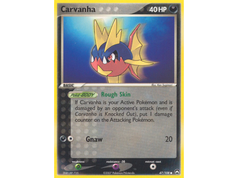 Carvanha (Reverse Holo)