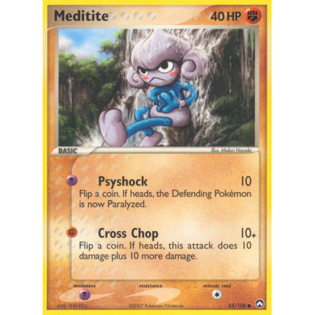 Meditite (Reverse Holo)