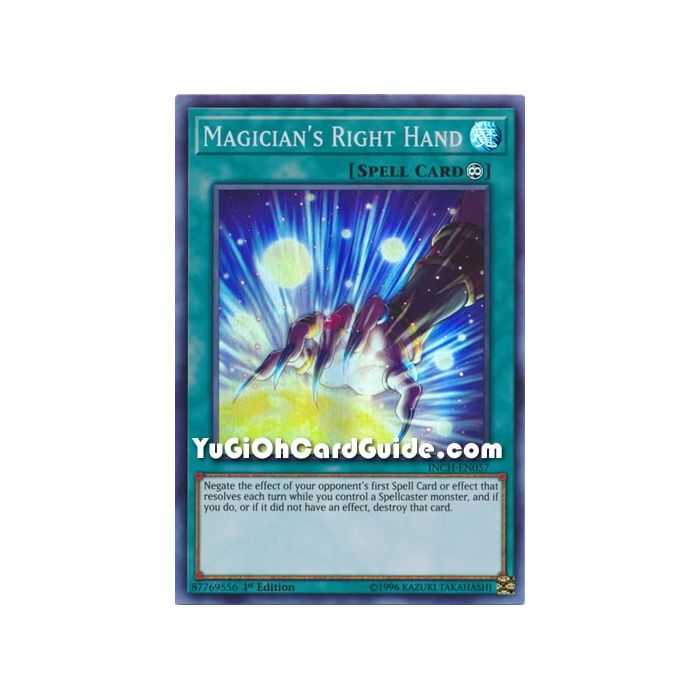 Magician's Right Hand (Super Rare) – Infinity Chaser | Carta YUGIOH en México