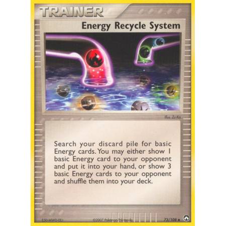 Energy Recycle System (Reverse Holo)