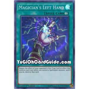 Magician's Left Hand (Super Rare) – Infinity Chaser | Carta YUGIOH en México