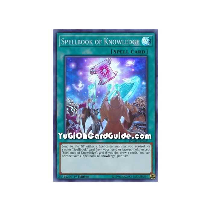 Spellbook of Knowledge (Super Rare) – Infinity Chaser | Carta YUGIOH en México