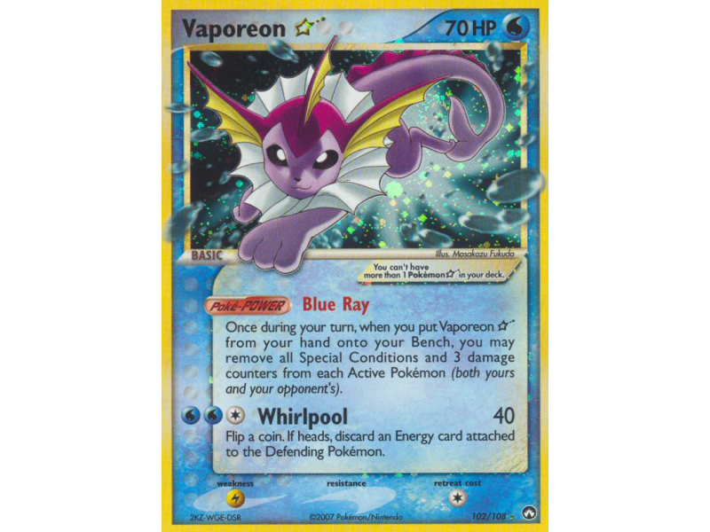 Vaporeon ★ (Holo)