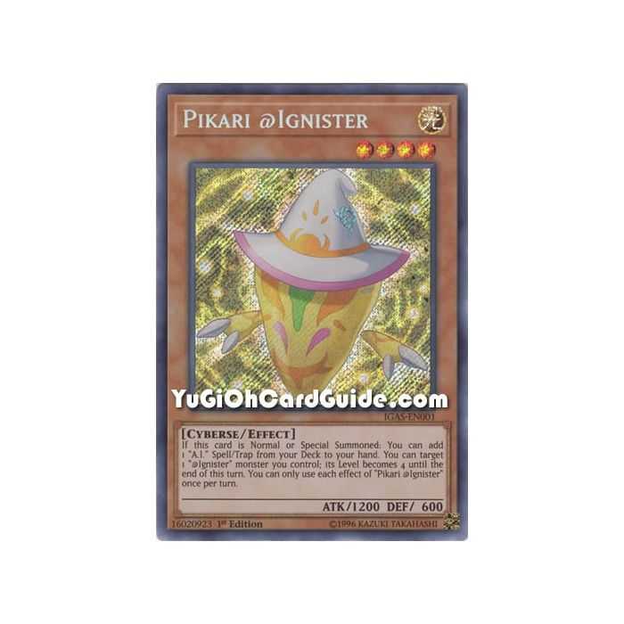 Pikari @Ignister (Secret Rare) – Ignition Assault | Carta YUGIOH en México