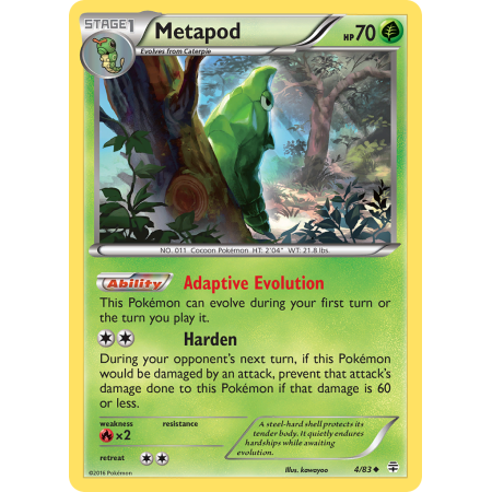 Metapod (Reverse Holo)