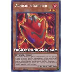 Achichi @Ignister (Secret Rare) – Ignition Assault | Carta YUGIOH en México