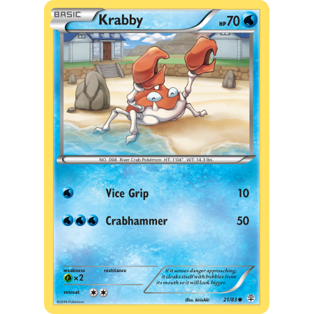 Krabby (Reverse Holo)