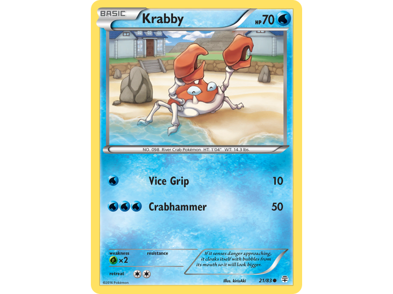 Krabby (Reverse Holo)