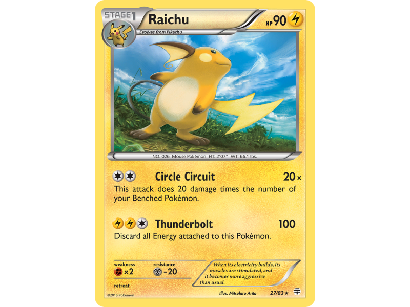 Raichu (Reverse Holo)