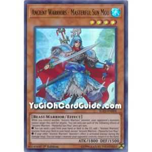 Ancient Warriors - Masterful Sur Mou (Ultra Rare) – Ignition Assault | Carta YUGIOH en México