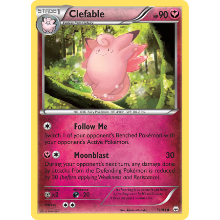 Clefable (Reverse Holo)