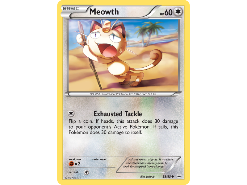 Meowth (Reverse Holo)