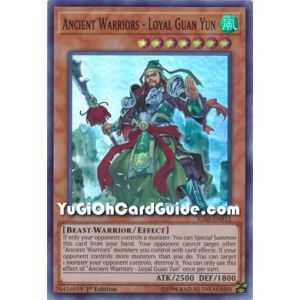 Ancient Warriors - Loyal Guan Yun (Super Rare) – Ignition Assault | Carta YUGIOH en México